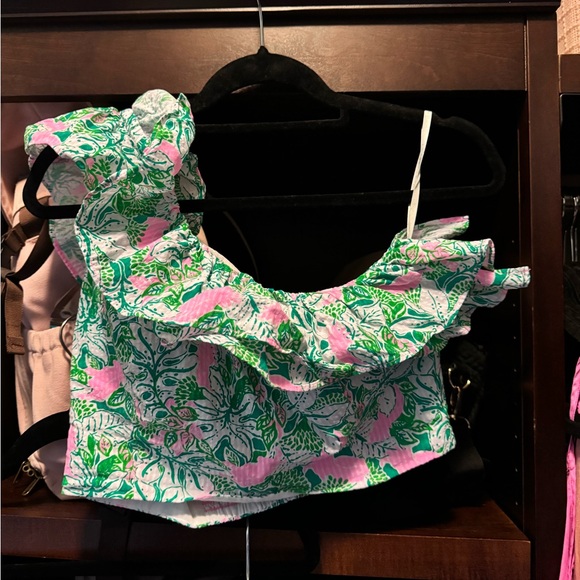 Lilly Pulitzer Kasida Ruffle Crop Set - Picture 3 of 4